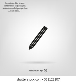 pencil icon , vector illustration