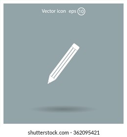 pencil icon , vector illustration