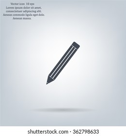 pencil icon , vector illustration