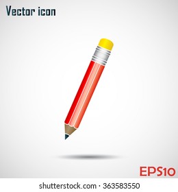 pencil icon , vector illustration