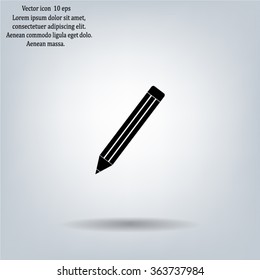 pencil icon , vector illustration