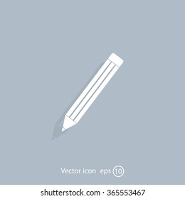 pencil icon , vector illustration