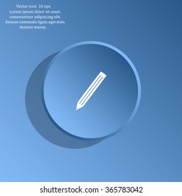 pencil icon , vector illustration
