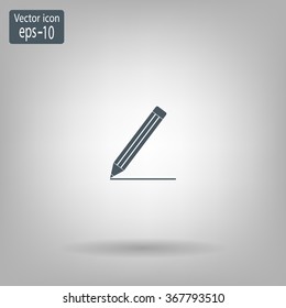 pencil icon , vector illustration
