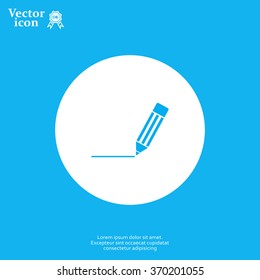 pencil icon , vector illustration