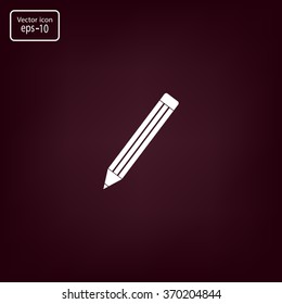 pencil icon , vector illustration