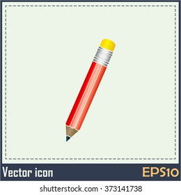 pencil icon , vector illustration