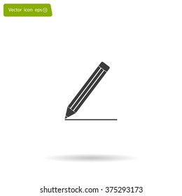 pencil icon , vector illustration