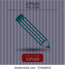 Pencil icon vector illustration