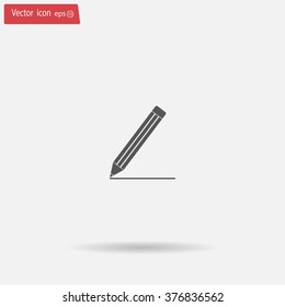 pencil icon , vector illustration