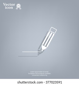 pencil icon , vector illustration
