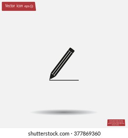pencil icon , vector illustration