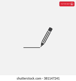 pencil icon , vector illustration