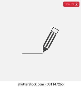 pencil icon , vector illustration