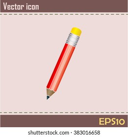 pencil icon , vector illustration