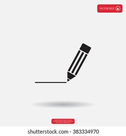 pencil icon , vector illustration