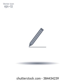 pencil icon , vector illustration