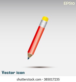 pencil icon , vector illustration