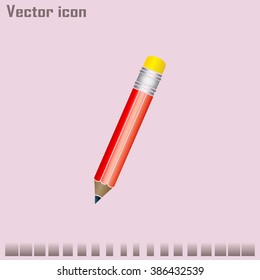 pencil icon , vector illustration