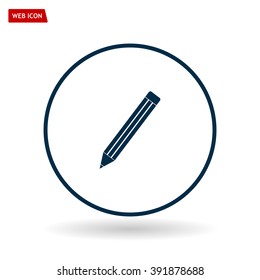 pencil icon , vector illustration