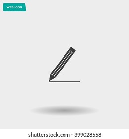 pencil icon , vector illustration