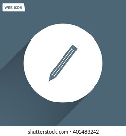pencil icon , vector illustration