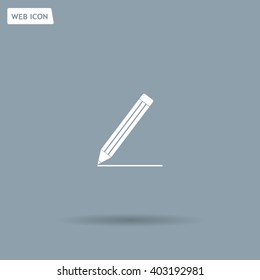 pencil icon , vector illustration