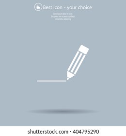 pencil icon , vector illustration