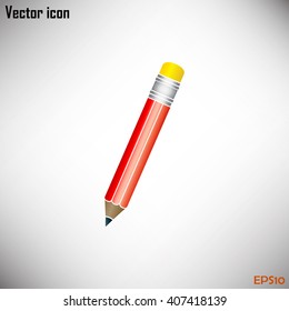 pencil icon , vector illustration