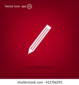 pencil icon , vector illustration
