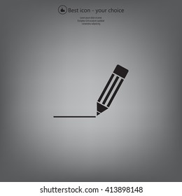 pencil icon , vector illustration