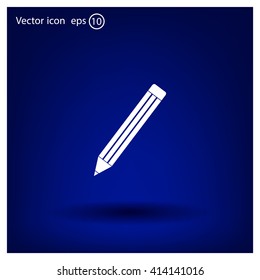 pencil icon , vector illustration