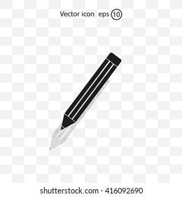 pencil icon , vector illustration