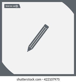 pencil icon , vector illustration