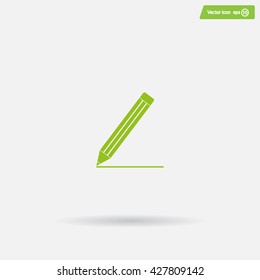 pencil icon , vector illustration