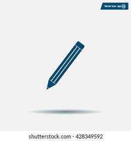 pencil icon , vector illustration