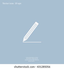 pencil icon , vector illustration