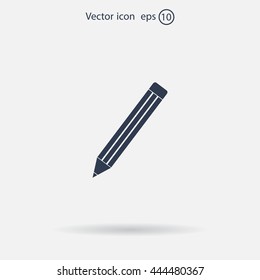 pencil icon , vector illustration