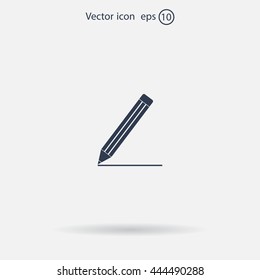 pencil icon , vector illustration
