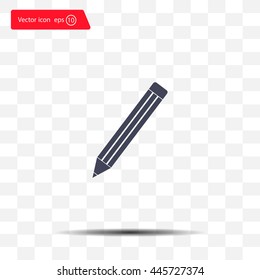pencil icon , vector illustration
