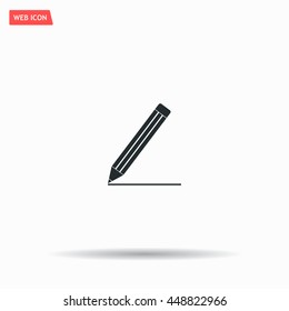 pencil icon , vector illustration