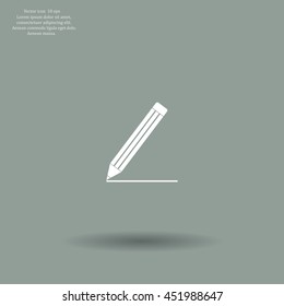 pencil icon , vector illustration