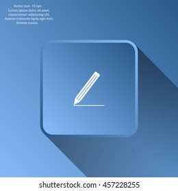 pencil icon , vector illustration