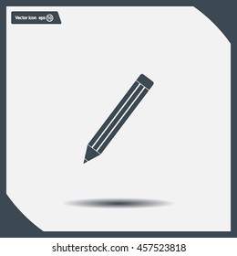 pencil icon , vector illustration