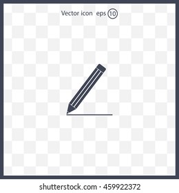 pencil icon , vector illustration
