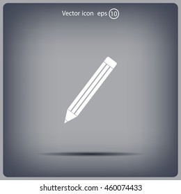 pencil icon , vector illustration