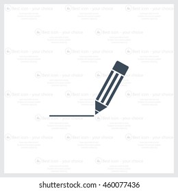 pencil icon , vector illustration