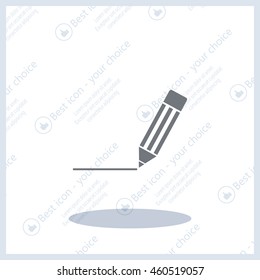 pencil icon , vector illustration