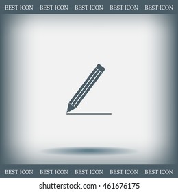 pencil icon , vector illustration