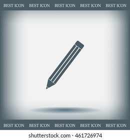 pencil icon , vector illustration
